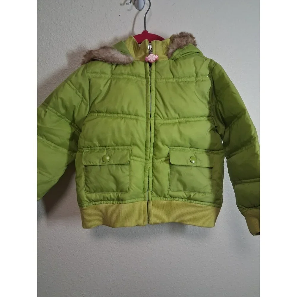 Gymboree Winter Coat Jacket Green Size XS 3-4 Years